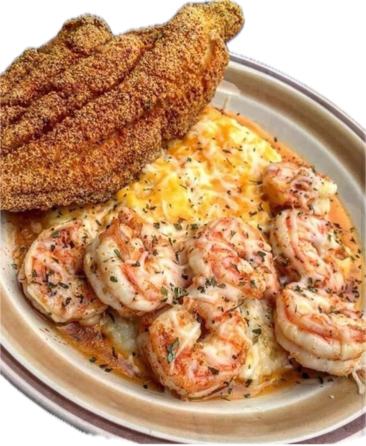 shrimp & cheesy grits
